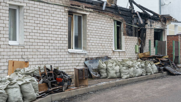 Professional Fire Damage Removal technician working in Orlando, FL